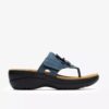 Sandales compensées Merliah2 Kyla bleu denim pour femme Sandales compensées Merliah2 Kyla bleu denim pour femme