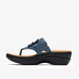 Sandales compensées Merliah2 Kyla bleu denim pour femme