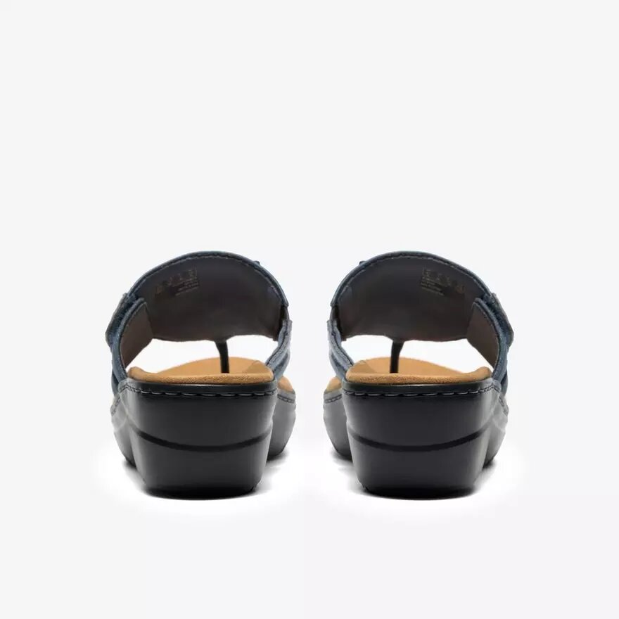 Sandales compensées Merliah2 Kyla bleu denim pour femme Sandales compensées Merliah2 Kyla bleu denim pour femme