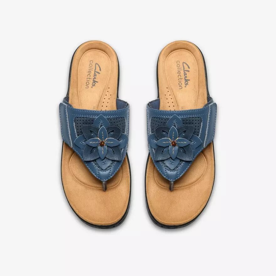 Sandales compensées Merliah2 Kyla bleu denim pour femme Sandales compensées Merliah2 Kyla bleu denim pour femme