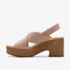 Sandales compensées Nerisa West en nubuck pour femme