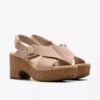 Sandales compensées Nerisa West en nubuck pour femme