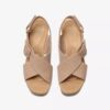Sandales compensées Nerisa West en nubuck pour femme