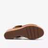 Sandales compensées Sabina Dream en daim beige pour femme Sandales compensées Sabina Dream en daim beige pour femme