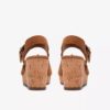 Sandales compensées Sabina Dream en daim beige pour femme Sandales compensées Sabina Dream en daim beige pour femme
