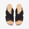 Sandales compensées Seannah Nora noires pour femme Sandales compensées Seannah Nora noires pour femme