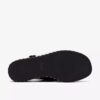 Sandales compensées Tessiah Cross2 noires pour femme