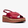 Sandales compensées Tessiah Cross2 roses pour femme Sandales compensées Tessiah Cross2 roses pour femme