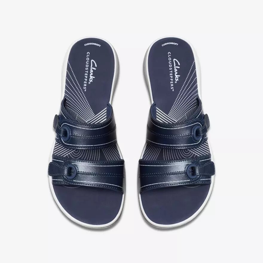 Sandales glissantes Cloudsteppers™ Breeze Maye Navy pour femme Sandales glissantes Cloudsteppers™ Breeze Maye Navy pour femme