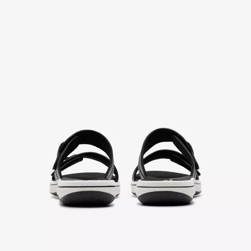 Sandales glissantes Cloudsteppers™ Breeze Maye noires pour femme Sandales glissantes Cloudsteppers™ Breeze Maye noires pour femme