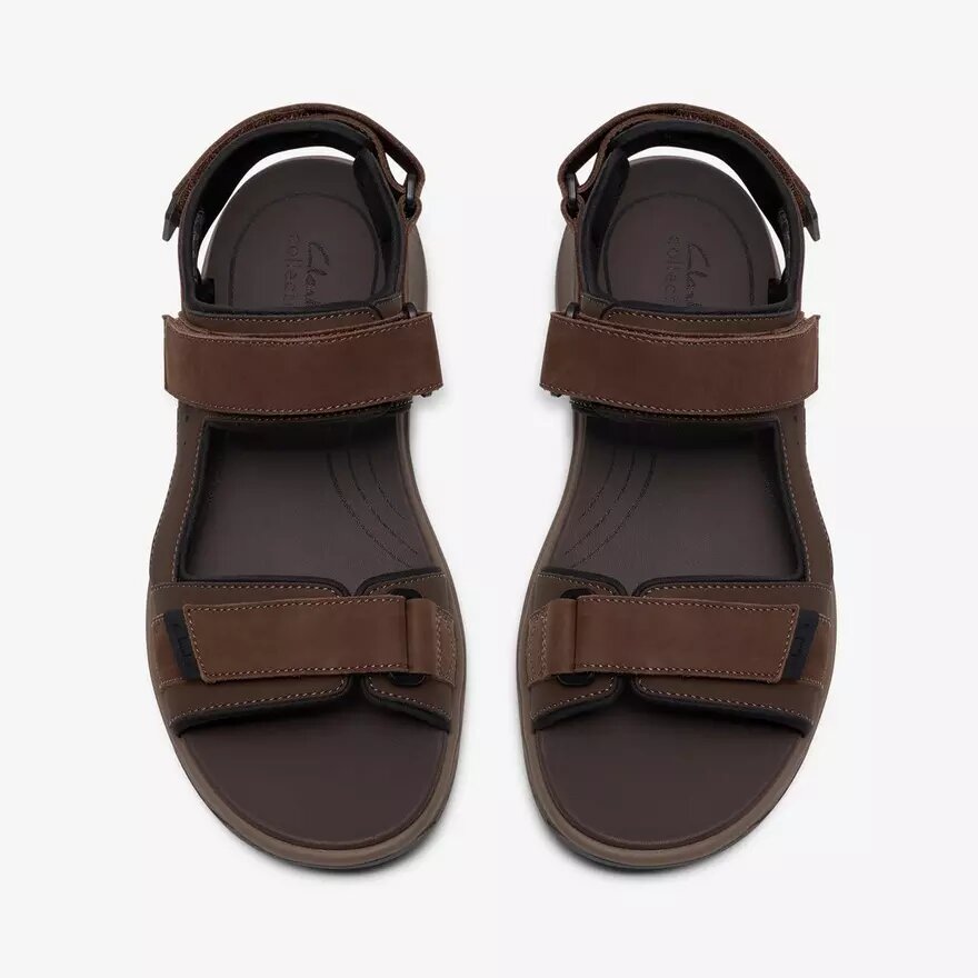 Sandales Guideview Trek en cuir ciré pour homme Sandales Guideview Trek en cuir ciré pour homme