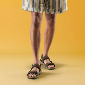 Sandales Guideview Trek en cuir ciré pour homme