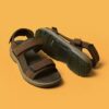 Sandales Guideview Trek en cuir ciré pour homme Sandales Guideview Trek en cuir ciré pour homme