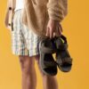 Sandales Guideview Trek en cuir ciré pour homme Sandales Guideview Trek en cuir ciré pour homme