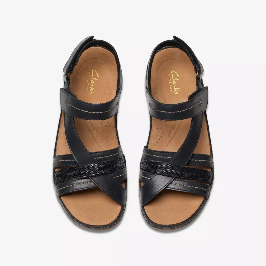 Sandales à lanières Cecily Strap noires pour femme Sandales à lanières Cecily Strap noires pour femme