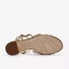 Sandales à lanières Ezoria pour femme, couleur or pâle