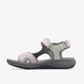 Sandales à lanières Mira Bay pour femme, gris/vert