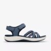 Sandales à lanières Mira Shore bleu marine pour femme