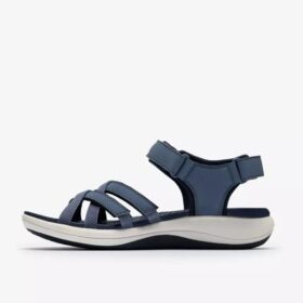Sandales à lanières Mira Shore bleu marine pour femme