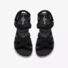Sandales à lanières Mira Shore noires pour femme Sandales à lanières Mira Shore noires pour femme