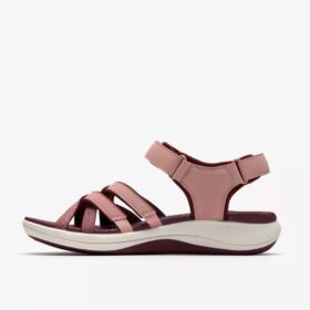 Sandales à lanières Mira Shore pour femme, couleur bordeaux