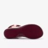 Sandales à lanières Mira Shore pour femme, couleur bordeaux