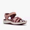 Sandales à lanières Mira Shore pour femme, couleur bordeaux
