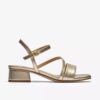 Sandales à lanières Serina35 pour femme, couleur or pâle