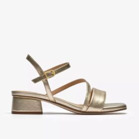 Sandales à lanières Serina35 pour femme, couleur or pâle