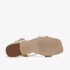 Sandales à lanières Serina35 pour femme, couleur or pâle