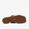 Sandales plates Ariany Bay en cuir beige pour femme Sandales plates Ariany Bay en cuir beige pour femme