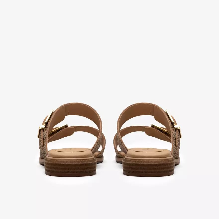 Sandales plates Ariany Bay à imprimé animalier pour femme Sandales plates Ariany Bay à imprimé animalier pour femme