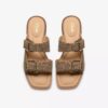 Sandales plates Ariany Bay à imprimé animalier pour femme Sandales plates Ariany Bay à imprimé animalier pour femme