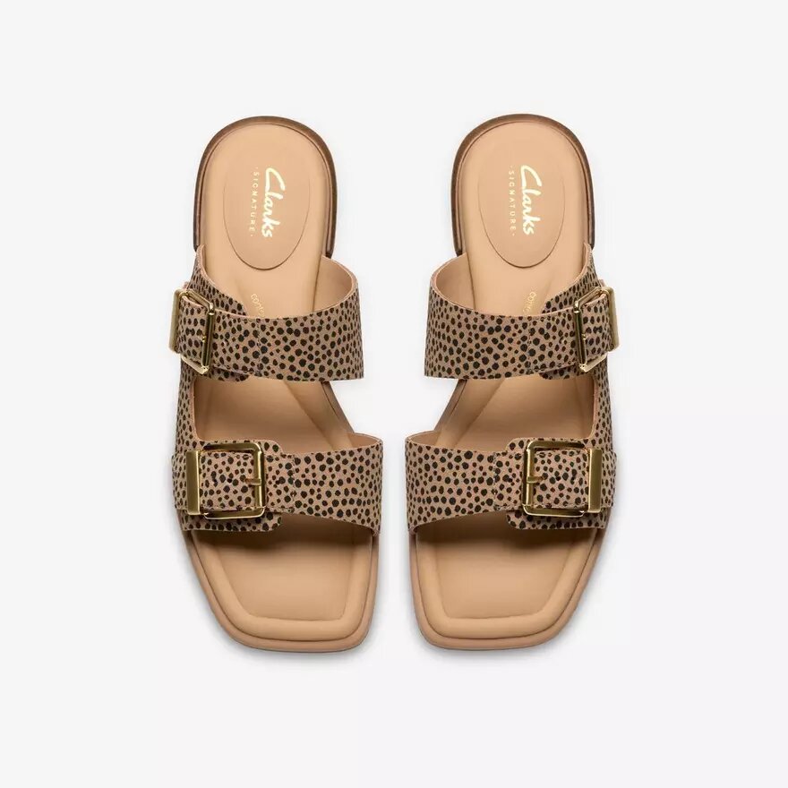 Sandales plates Ariany Bay à imprimé animalier pour femme Sandales plates Ariany Bay à imprimé animalier pour femme