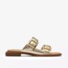Sandales plates Ariany Bay Soft Gold pour femme Sandales plates Ariany Bay Soft Gold pour femme