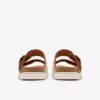 Sandales plates Arwell Step en cuir beige pour femme Sandales plates Arwell Step en cuir beige pour femme