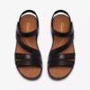 Sandales plates Cecily Mix pour femme, combinaison noire Sandales plates Cecily Mix pour femme, combinaison noire