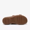 Sandales plates Cecily Step en nubuck beige pour femme Sandales plates Cecily Step en nubuck beige pour femme