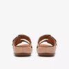Sandales plates Cecily Step en nubuck beige pour femme Sandales plates Cecily Step en nubuck beige pour femme