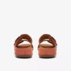 Sandales plates Cecily Step pour femme, couleur orange brûlé Sandales plates Cecily Step pour femme, couleur orange brûlé