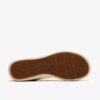 Sandales plates en cuir bleu denim Kitly Gem pour femme Sandales plates en cuir bleu denim Kitly Gem pour femme