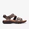 Sandales plates en cuir « Kitly Ave » couleur bronze pour femme Sandales plates en cuir « Kitly Ave » couleur bronze pour femme