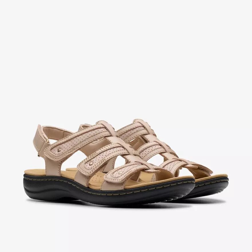 Sandales plates en cuir Laurieann Ivy pour femme Sandales plates en cuir Laurieann Ivy pour femme
