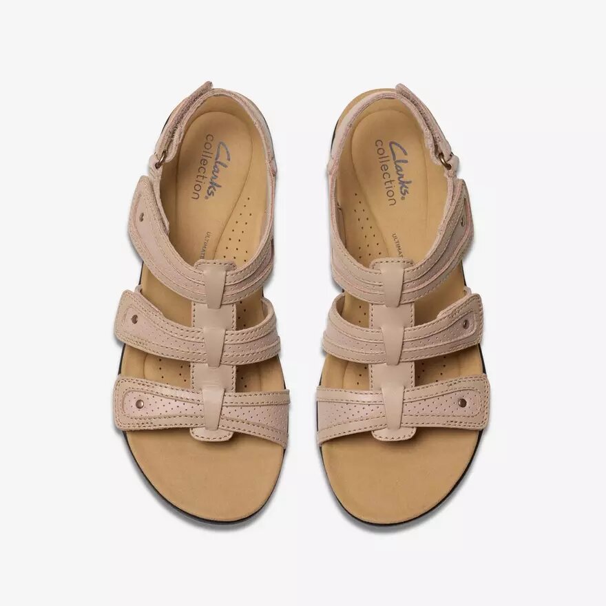 Sandales plates en cuir Laurieann Ivy pour femme Sandales plates en cuir Laurieann Ivy pour femme