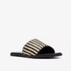 Sandales plates Erisia Strap2 noires pour femme Sandales plates Erisia Strap2 noires pour femme