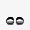 Sandales plates Erisia Strap2 noires pour femme Sandales plates Erisia Strap2 noires pour femme