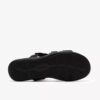 Sandales plates Kitly Pearl en vernis noir pour femme Sandales plates Kitly Pearl en vernis noir pour femme