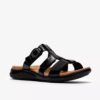 Sandales plates Kitly Pearl en vernis noir pour femme Sandales plates Kitly Pearl en vernis noir pour femme