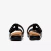 Sandales plates Kitly Pearl en vernis noir pour femme Sandales plates Kitly Pearl en vernis noir pour femme