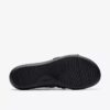Sandales plates Laurieann Ivy en cuir noir pour femme Sandales plates Laurieann Ivy en cuir noir pour femme
